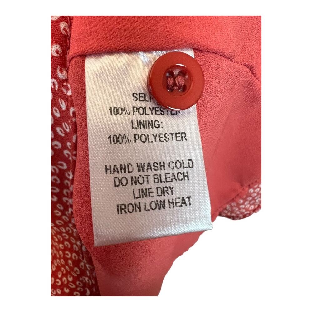 Lulus Lulu's Castana Rust Red Button Up Skater Dr… - image 5